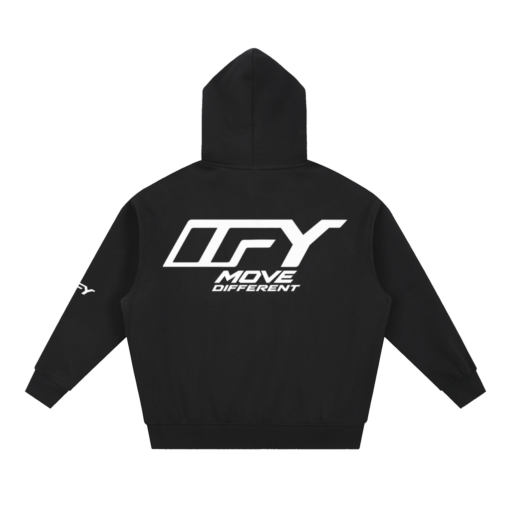 Essential Oversized Boxy Fit Fleece Hoodie