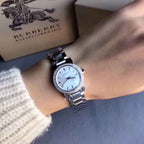 Burberry BU9220 The City Women's 26mm Silver & Diamond Watch
