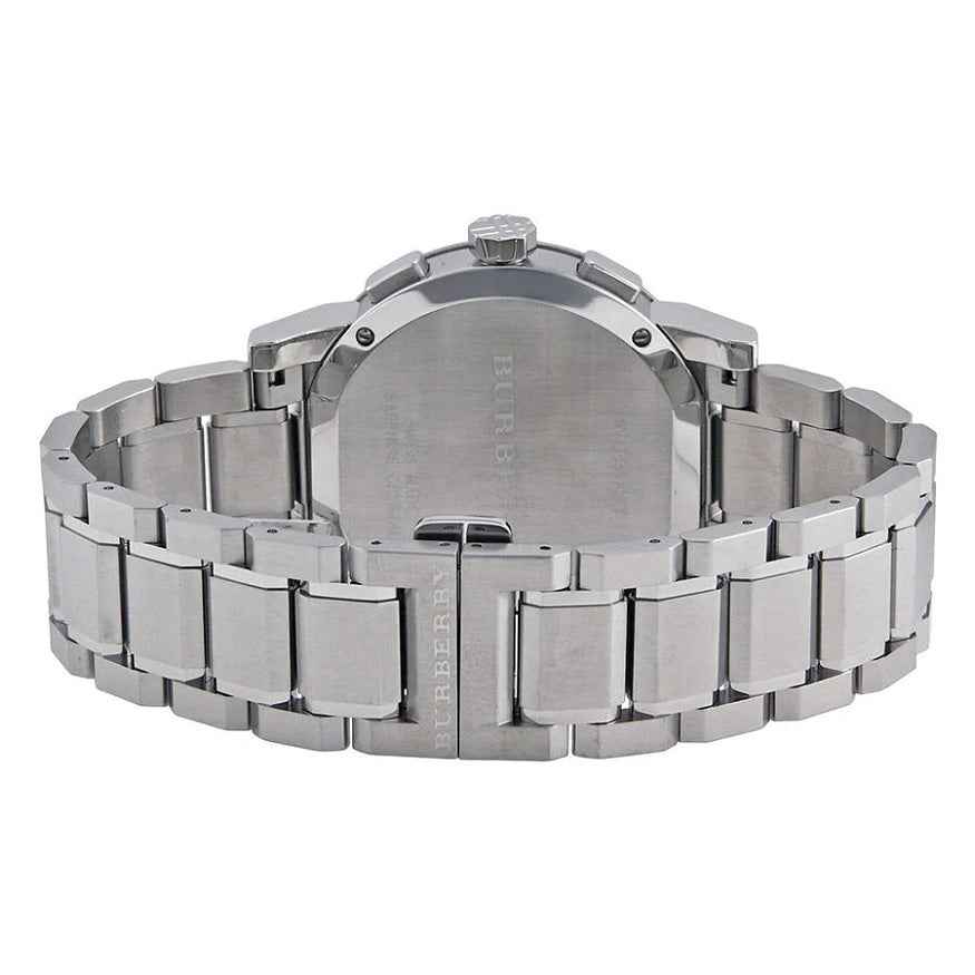Burberry BU9363 The City Men's Silver & Blue Chronograph Watch