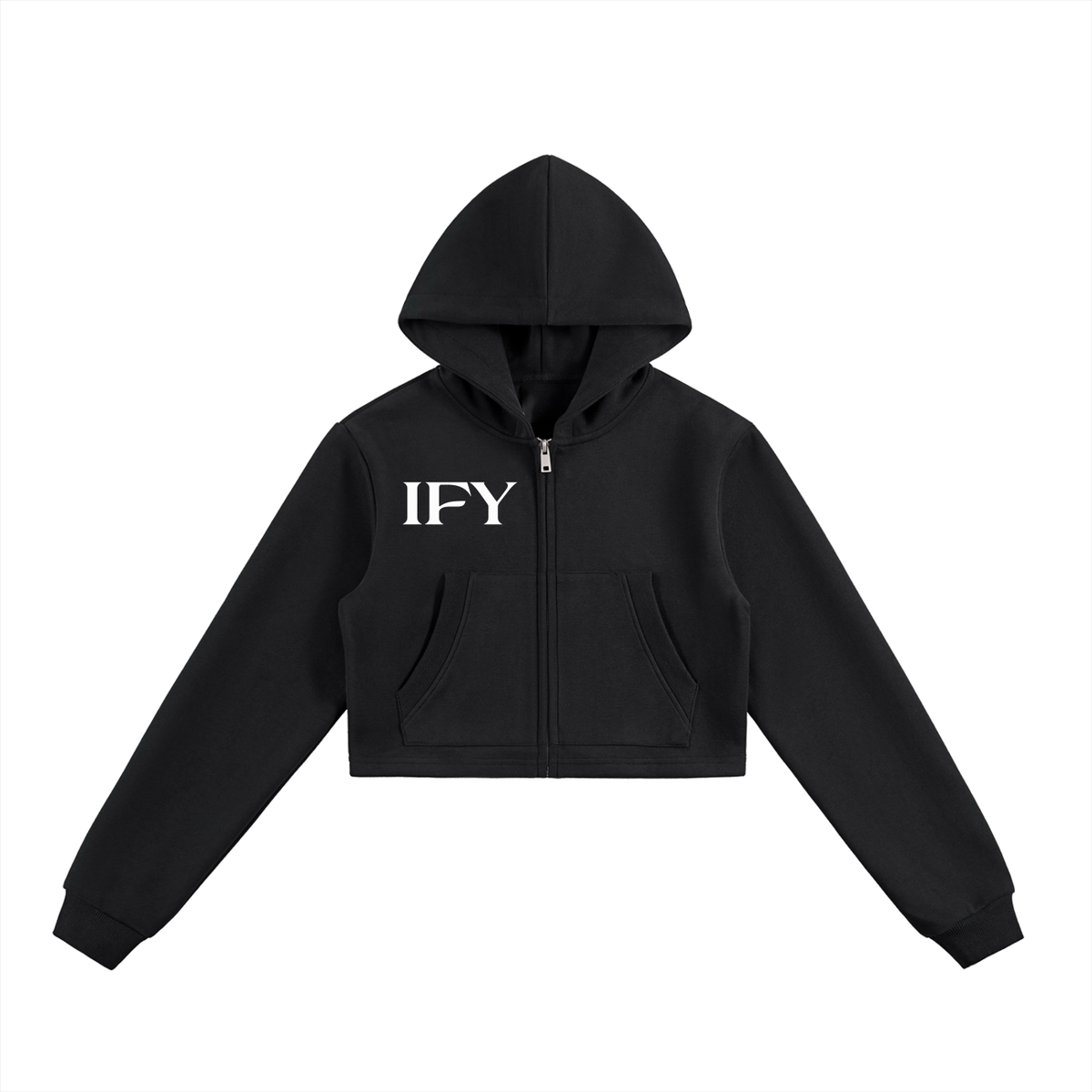 Stylish Cropped Zip-Up Hoodie for Women – Elevate Your Everyday Look
