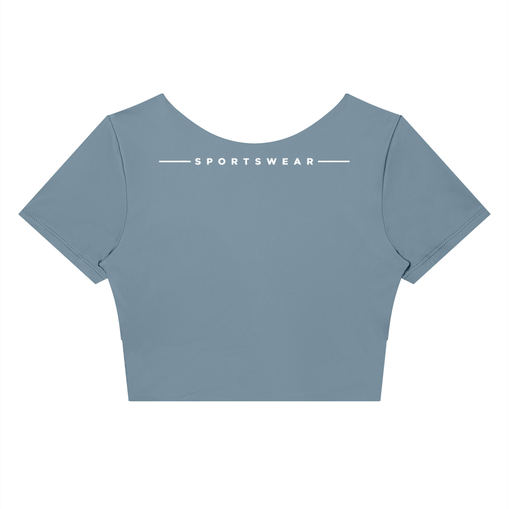 Women's Panelled Crop Yoga T-Shirt