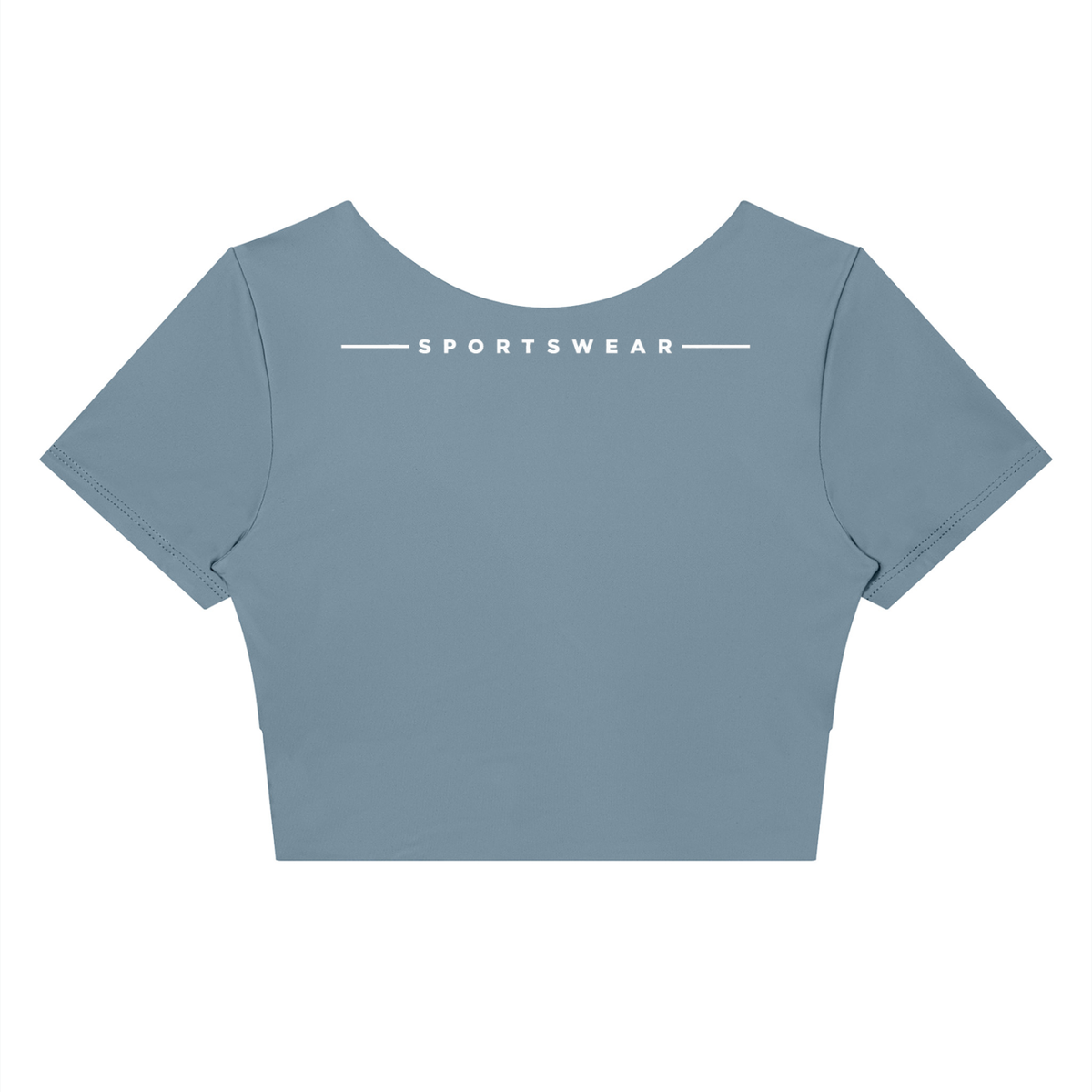 Women's Panelled Crop Yoga T-Shirt