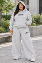 Women’s Raw-Edge Wide-Leg Sweatpants