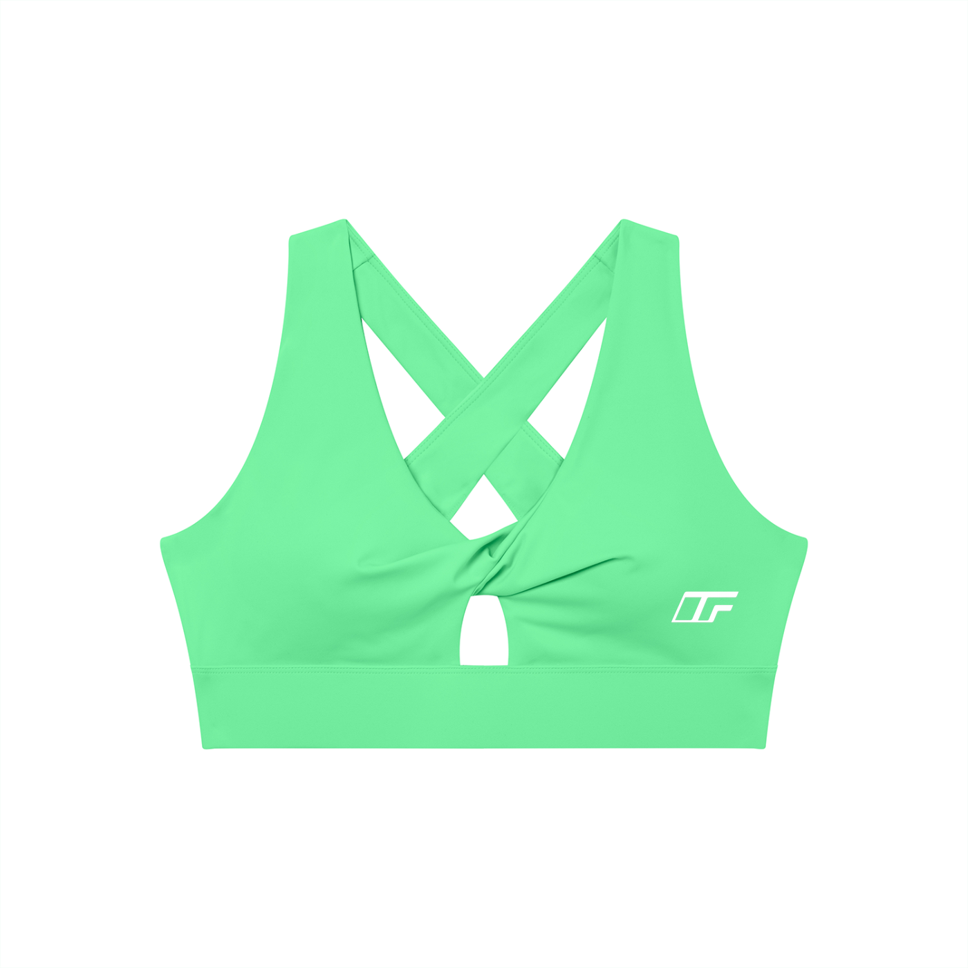 Elevate Your Workout with Our Women's Twist Front Sports Bra