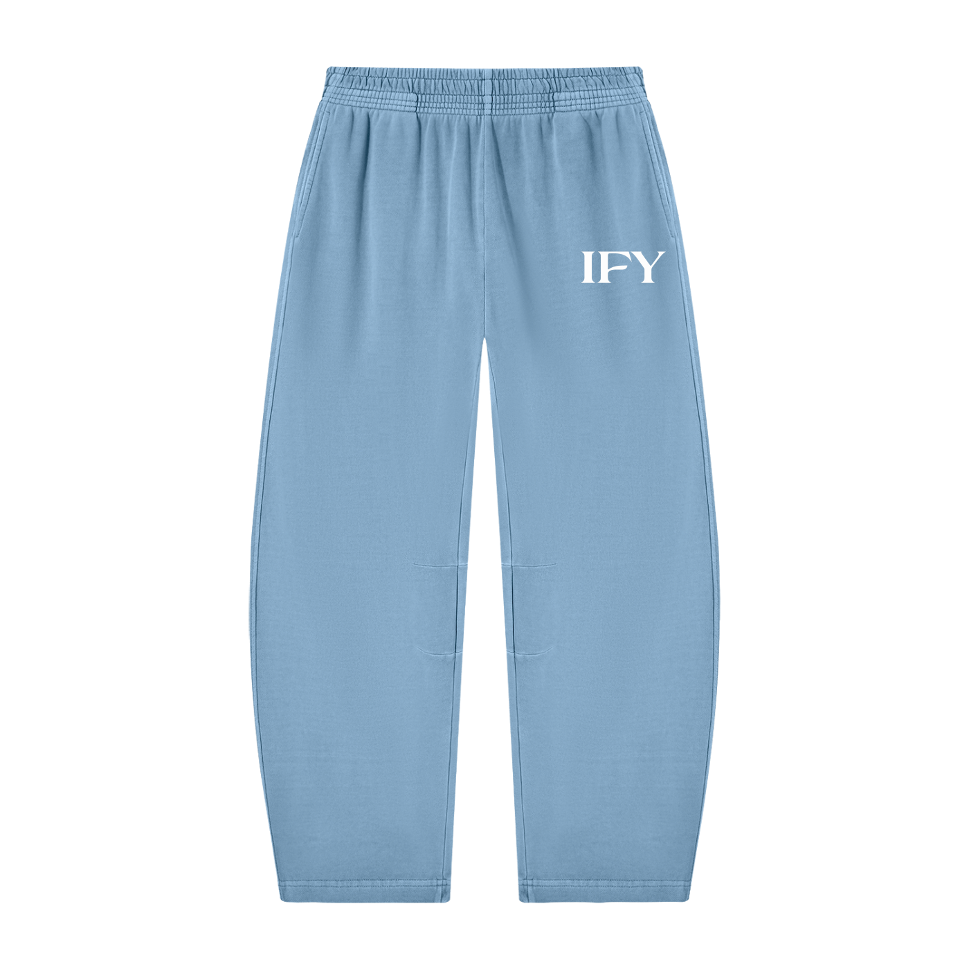 Unisex Vintage Washed Barrel Leg Sweatpants