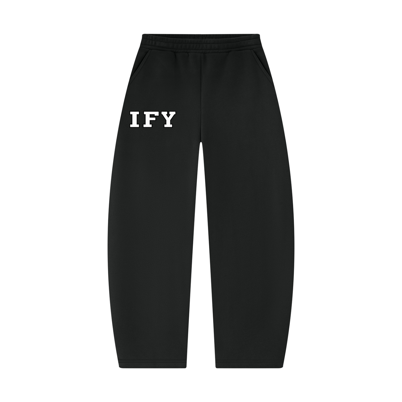 Unisex Barrel Leg Sweatpants