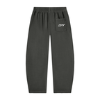 Unisex Vintage Washed Barrel Leg Sweatpants