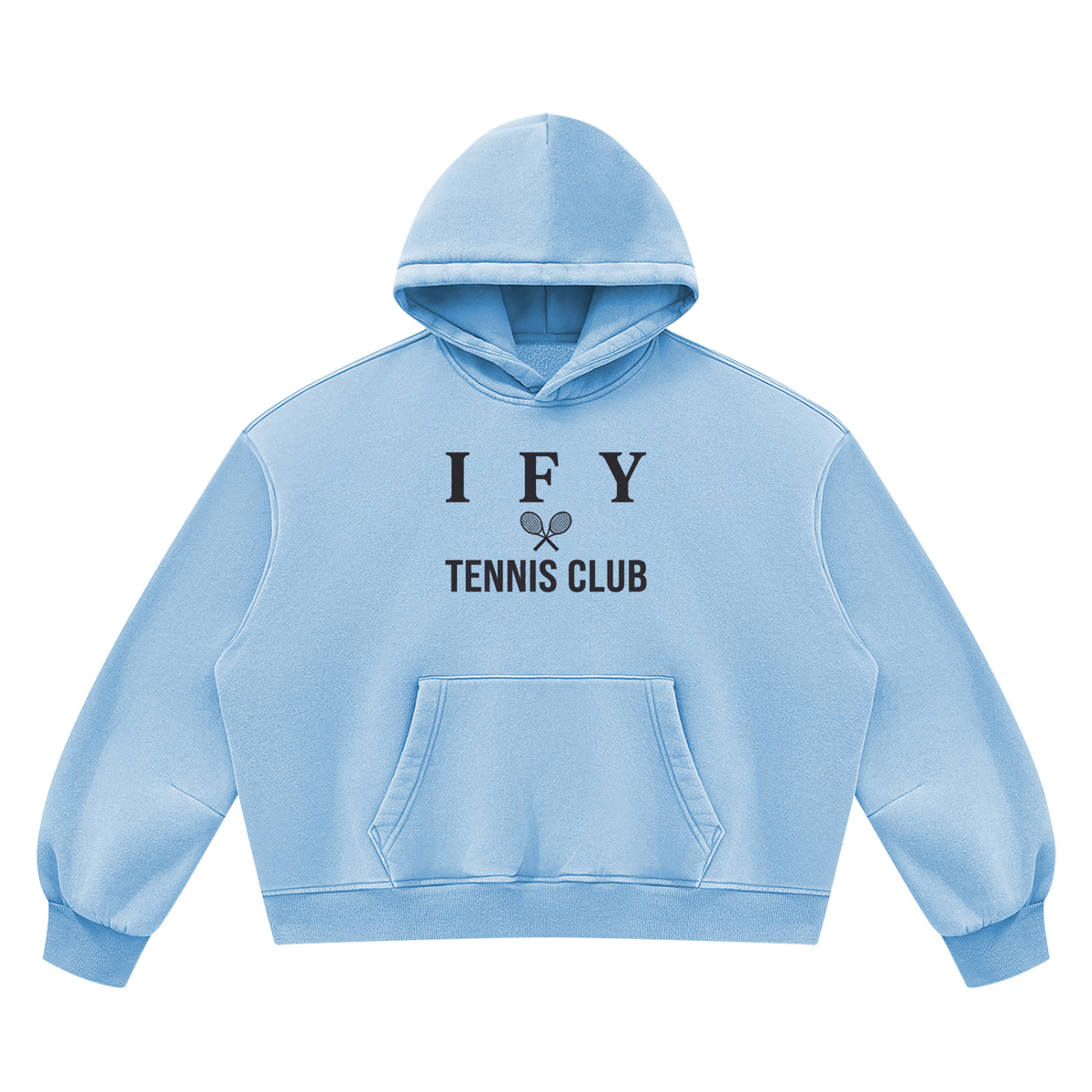 Vintage Wash Boxy Fleece Hoodie