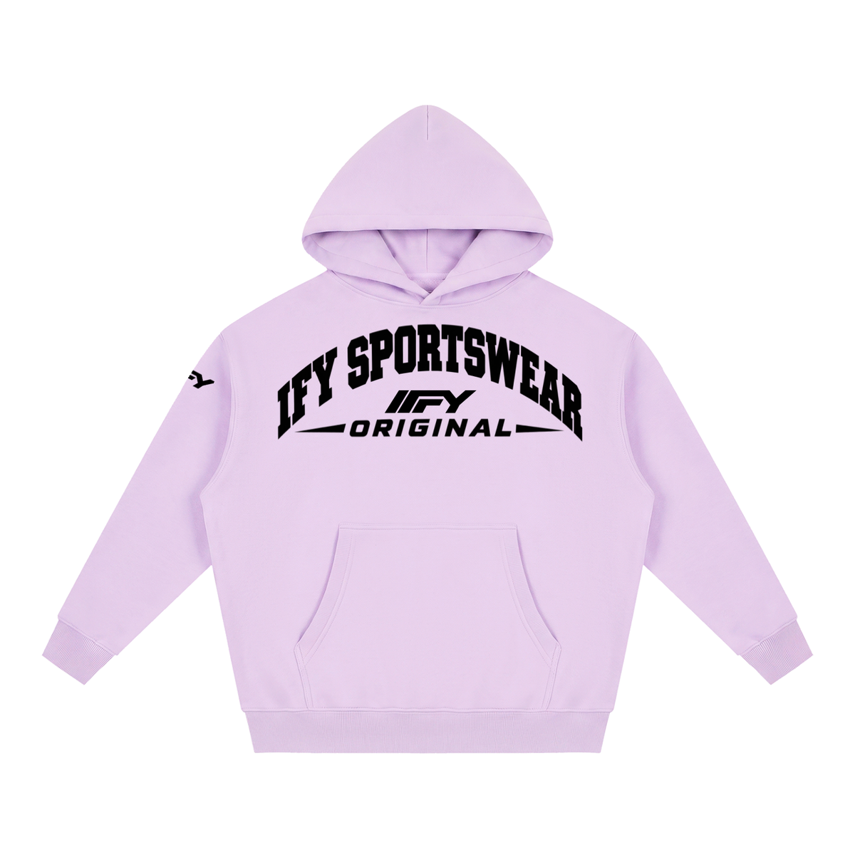 Oversized Boxy-Fit Fleece Hoodie