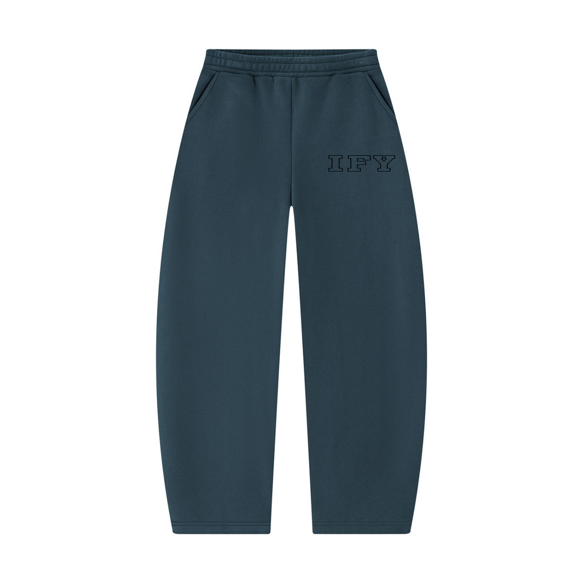 Unisex Barrel-Leg Sweatpants