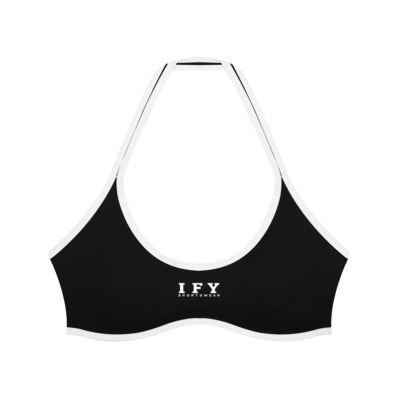 Women's Halter Color Block Yoga Sports Bra