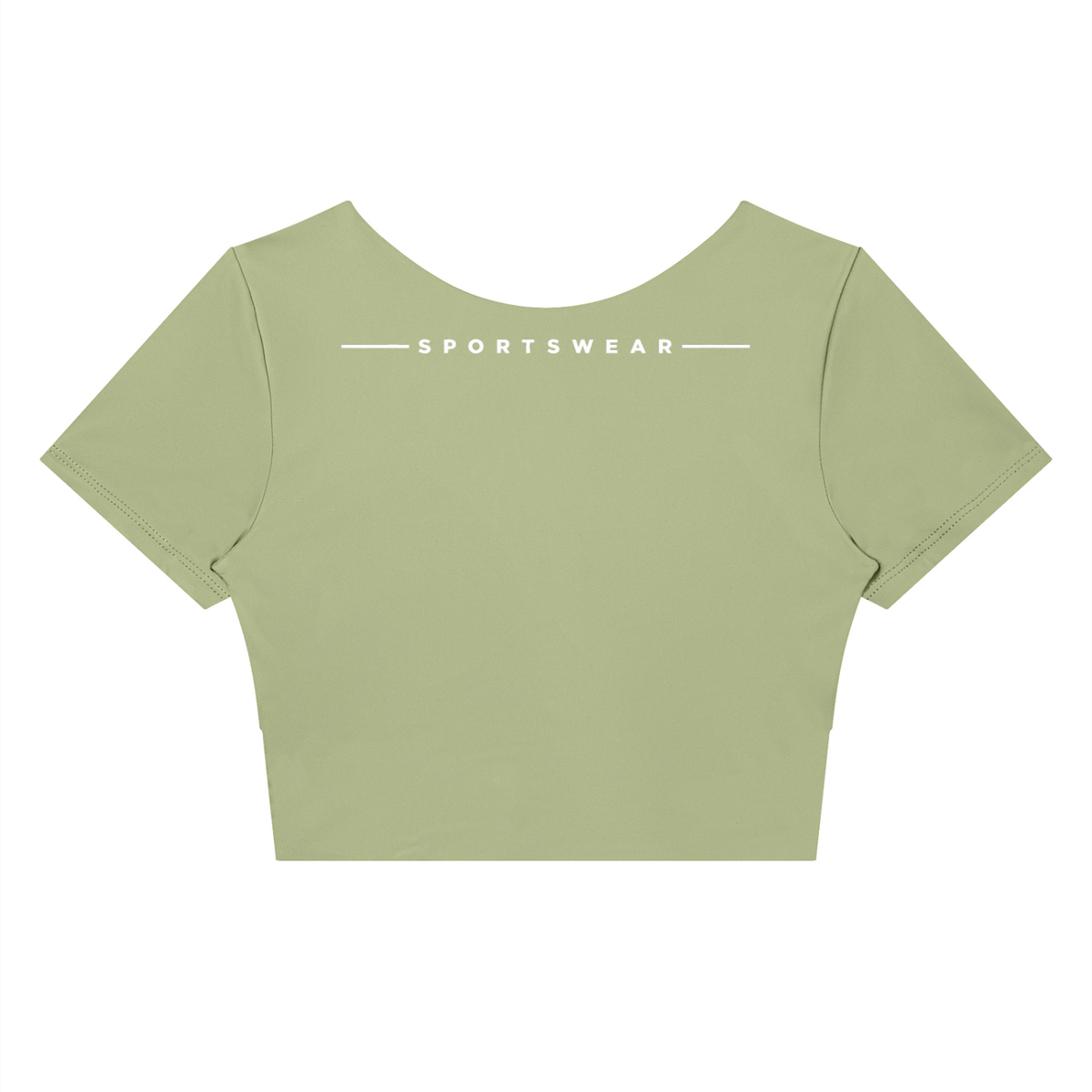 Women's Panelled Crop Yoga T-Shirt