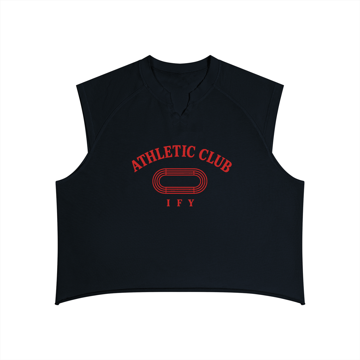 Boxy Raw Hem Tank Top