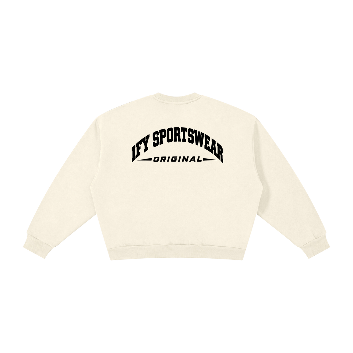 Boxy Fleece Crew-Neck Sweatshirt