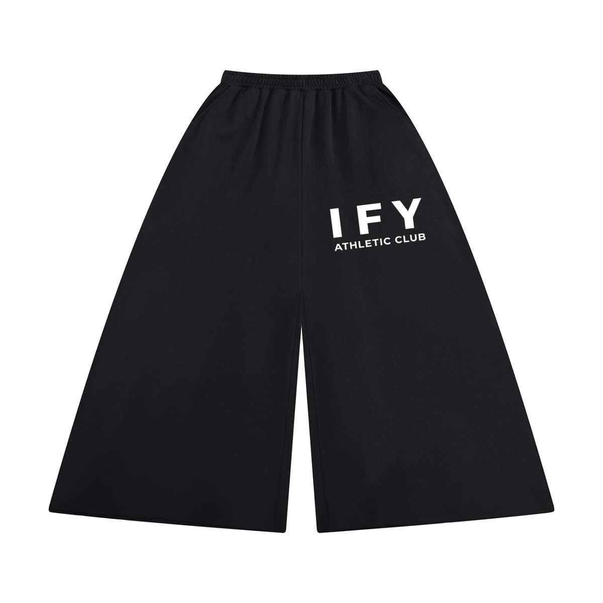 Women’s Raw-Edge Wide-Leg Sweatpants