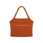 Women's Halter Crop Sports Bra