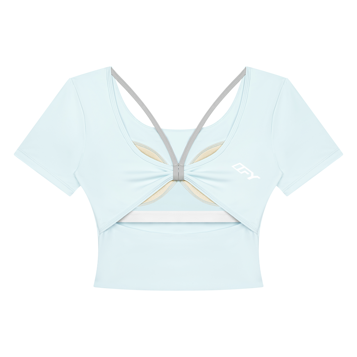 Colour Block Yoga T-Shirt