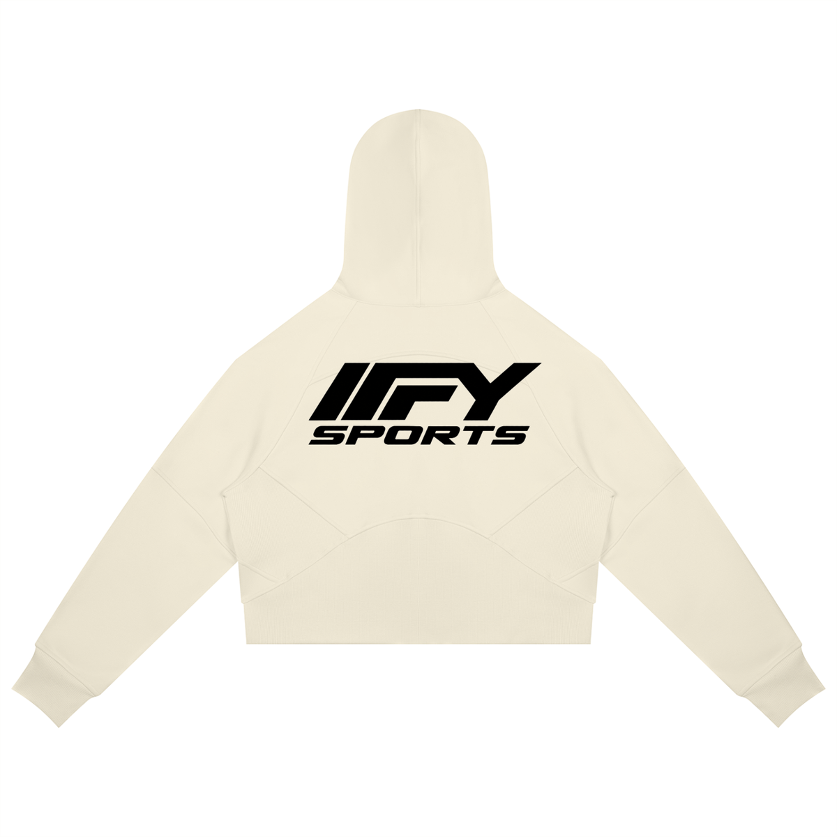 Cropped Zip Hoodie & Wide-Leg Fleece Set