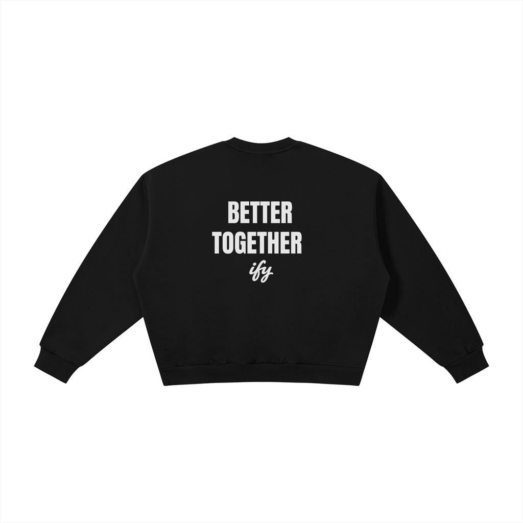 Boxy Fleece Crewneck Sweatshirt