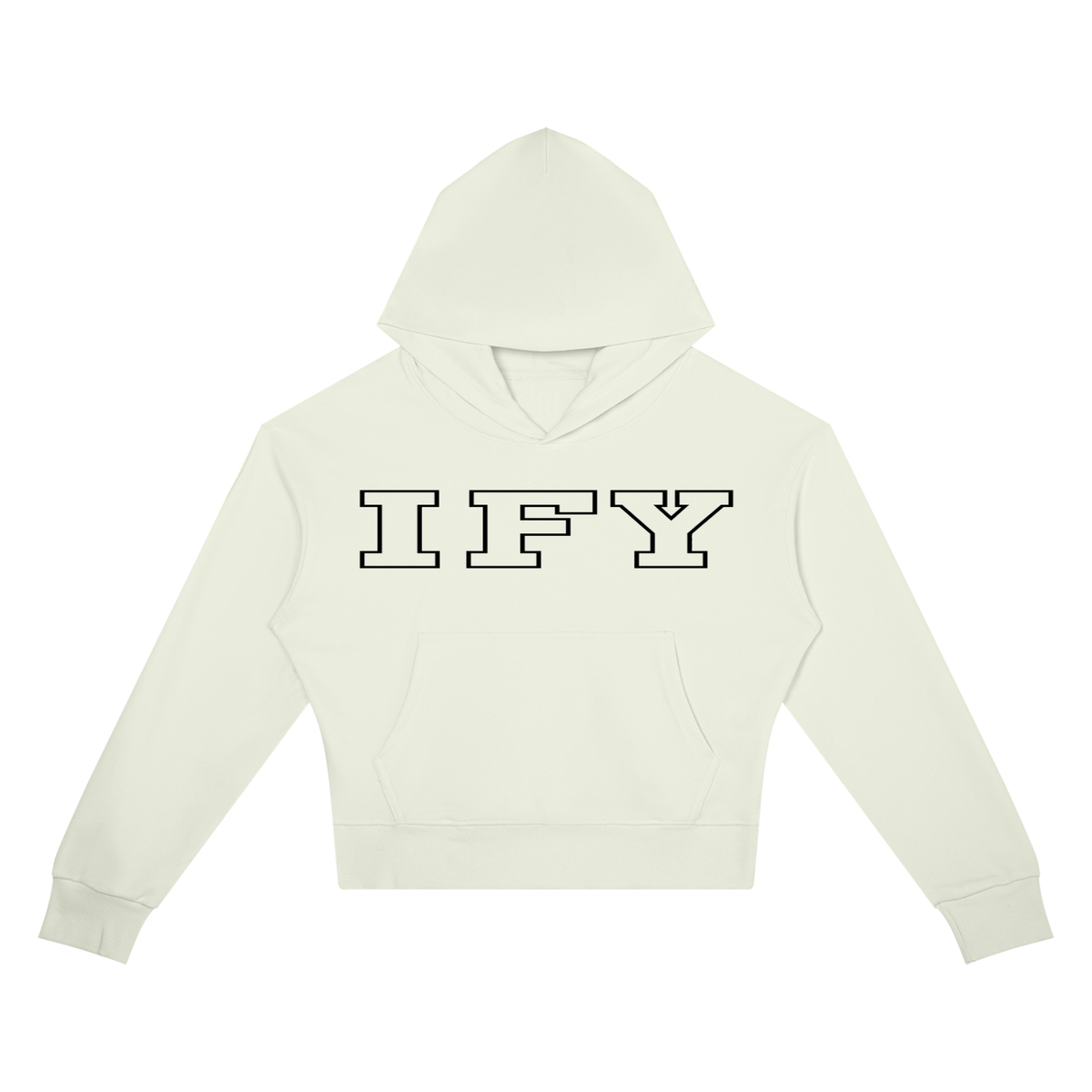 Crop Drop Shoulder Hoodie