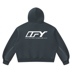 Unisex Vintage Wash Boxy Fleece Hoodie