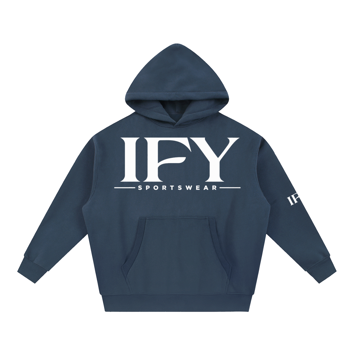 Essential Oversized Boxy Fit Fleece Hoodie