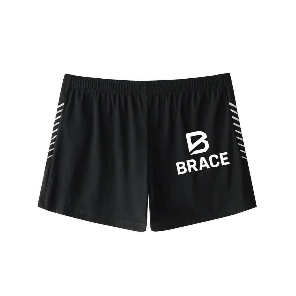 Men's Side-Stripe Performance Shorts - Athletic Gym Shorts | BRACE