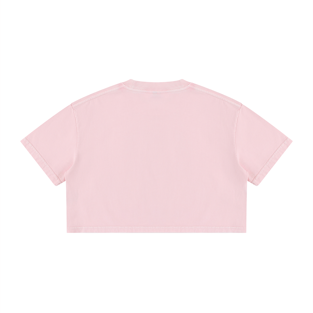 Elevate Your Wardrobe with Our Women's Cotton Crop T-Shirt