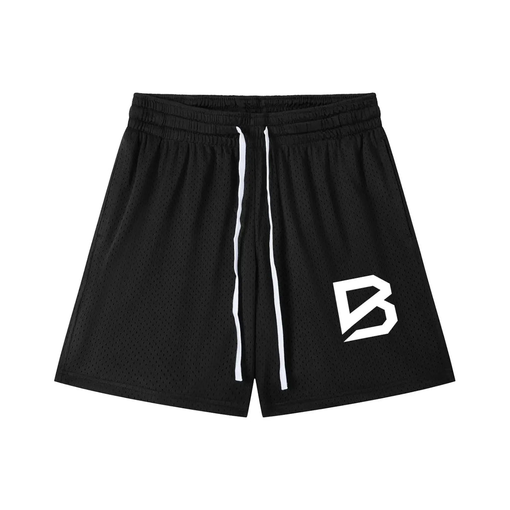Mesh Drawstring Shorts - Lightweight Gym Shorts | BRACE