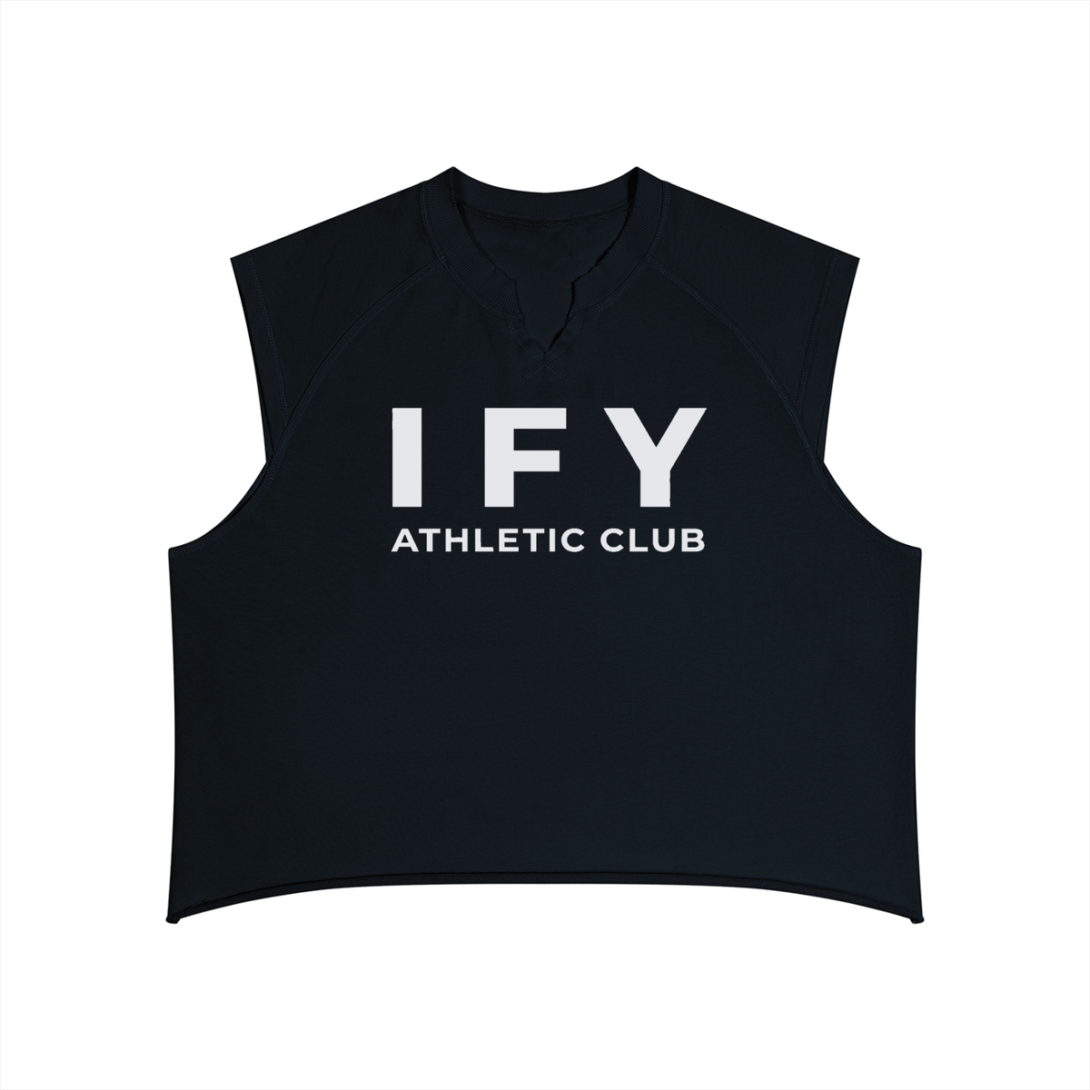 Boxy Raw Hem Tank Top