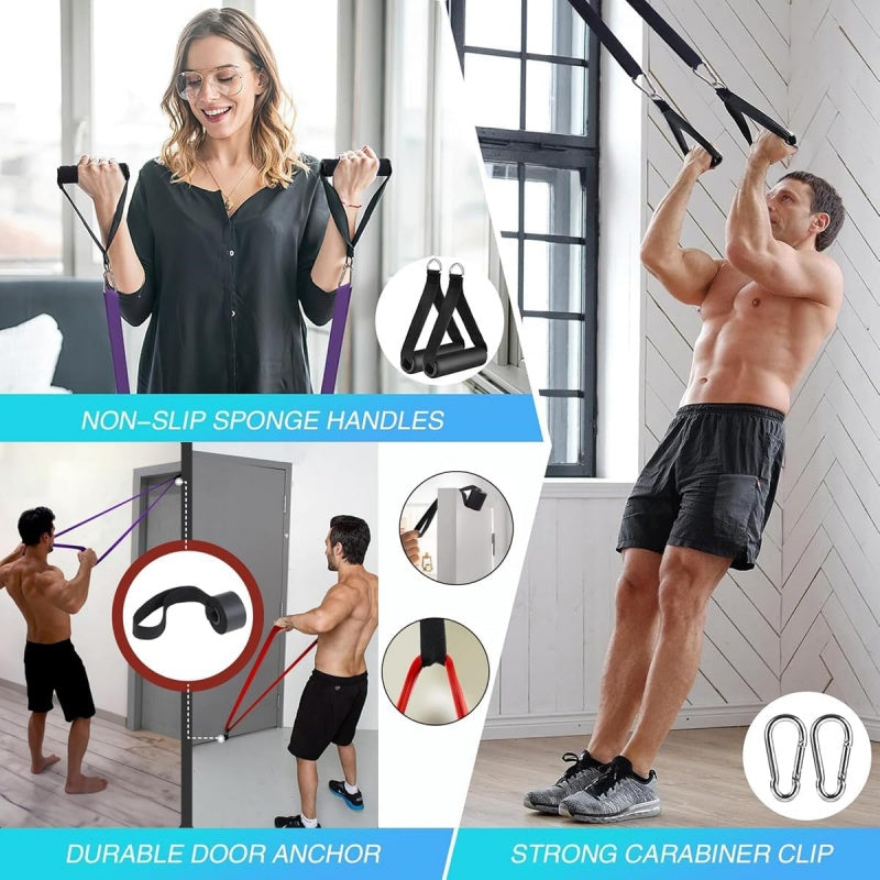 Resistance Bands Heavy Duty Set Gym Exercise Assisted Pull Up Fitness Workout - IFY Sports