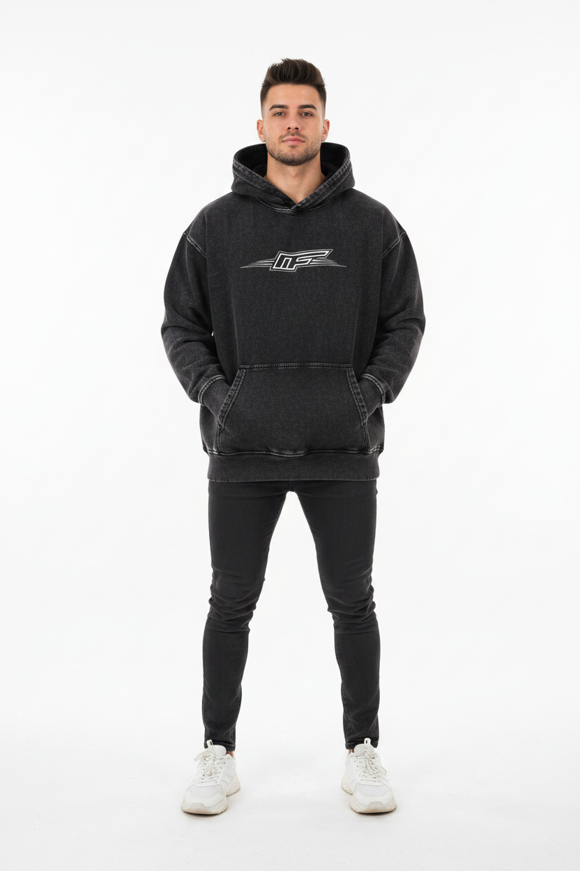 Heavyweight Snow Wash Hoodie: Comfort Meets Style for Every Occasion