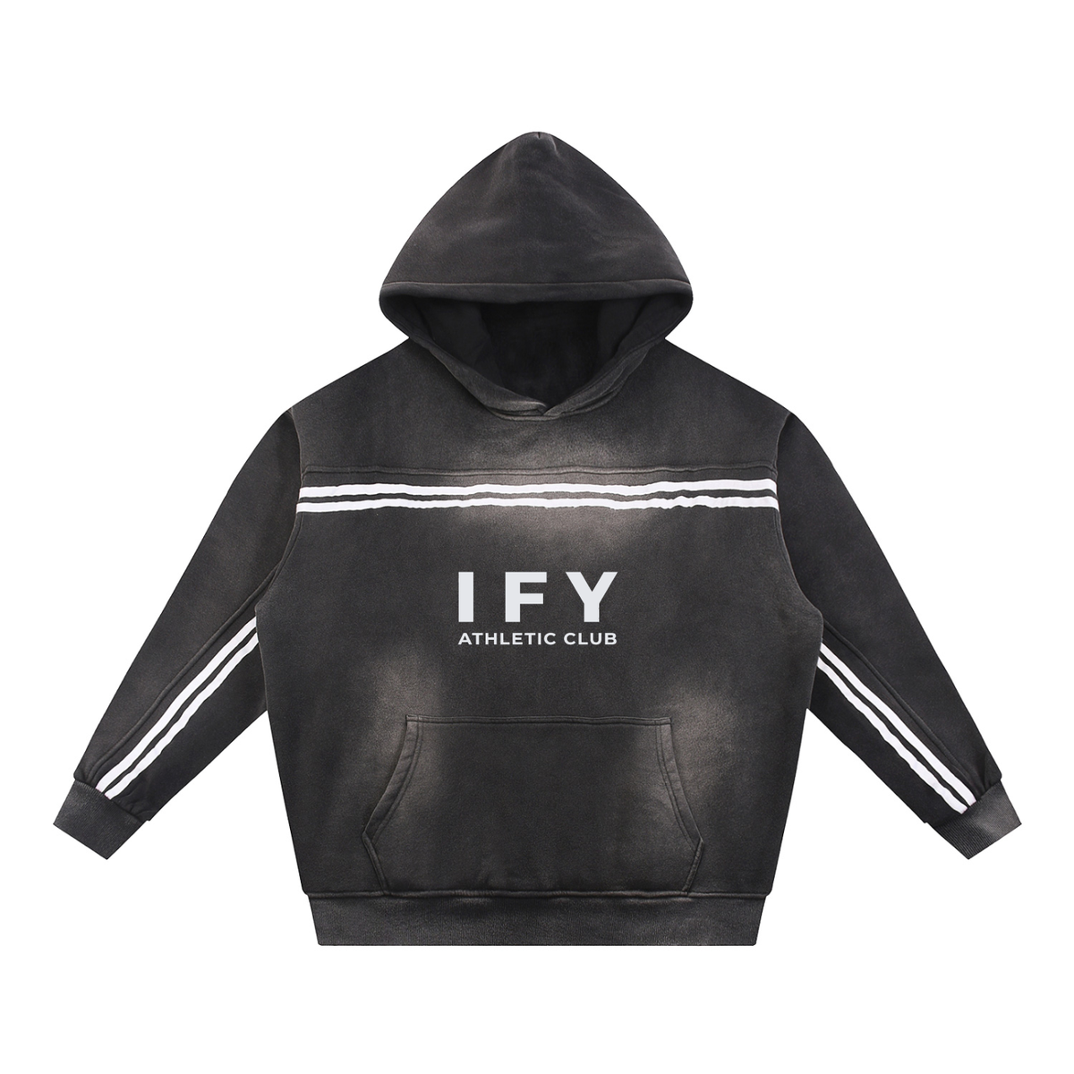 Sun Fade Contrast Tape Hoodie