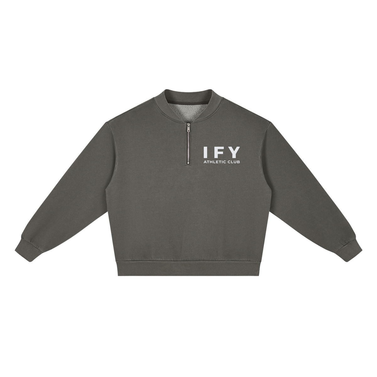 Vintage Wash Fleece Quarter-Zip Sweatshirt