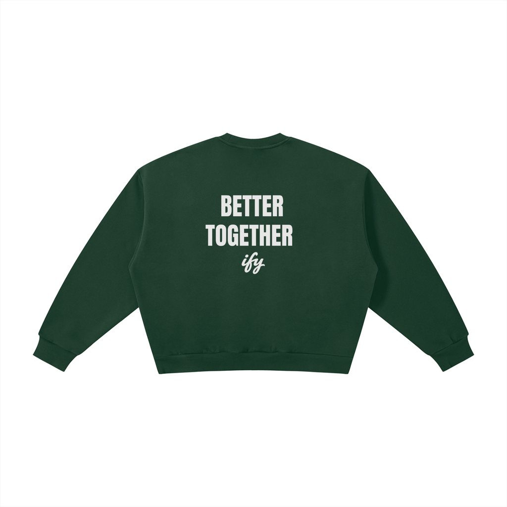 Boxy Fleece Crewneck Sweatshirt