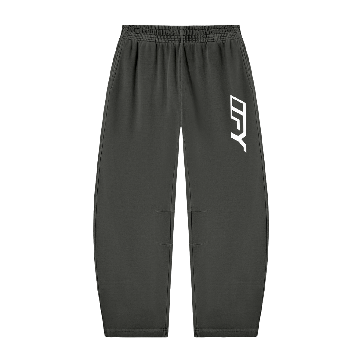 Unisex Vintage Washed Barrel Leg Sweatpants