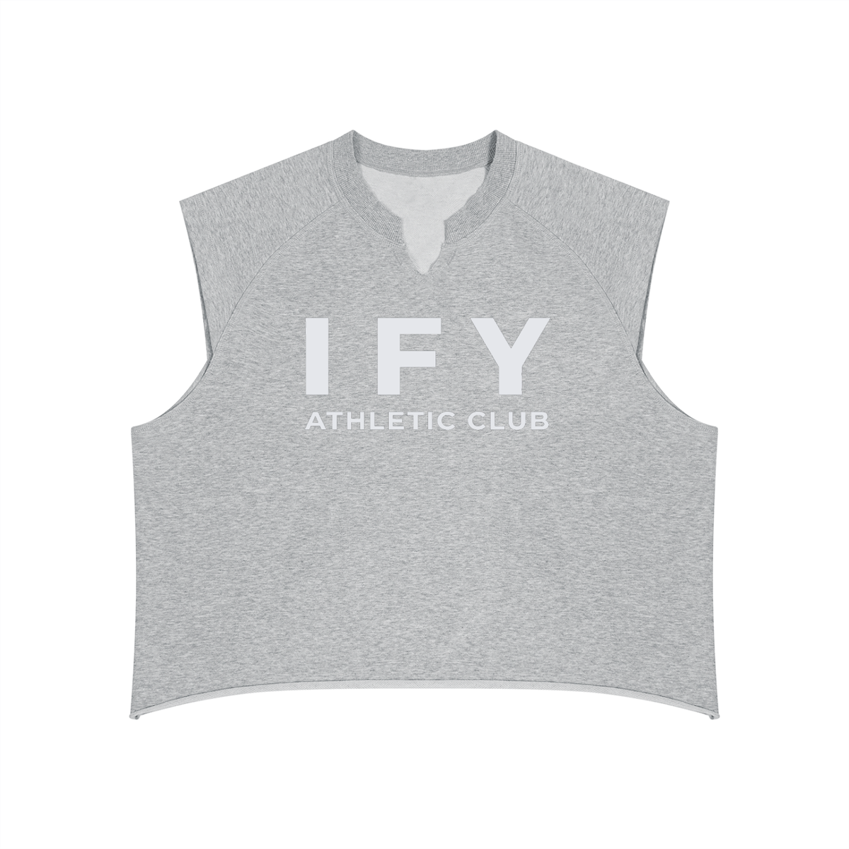 Boxy Raw Hem Tank Top
