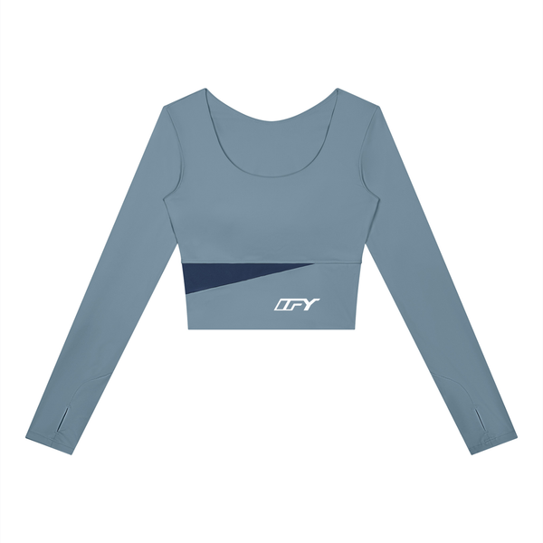 Women's Panelled Long Sleeve Yoga T-Shirt