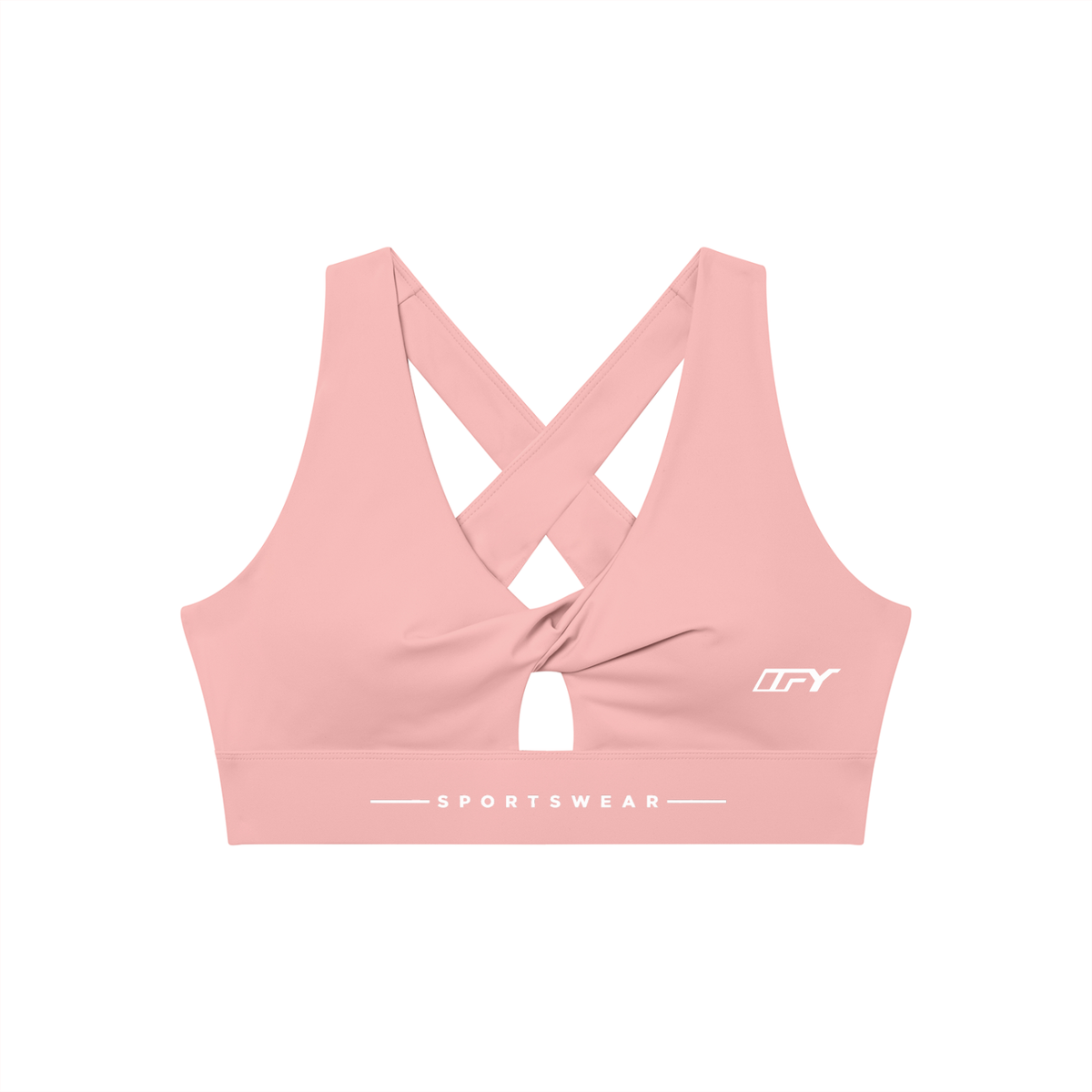 Elevate Your Workout with Our Women's Twist Front Sports Bra
