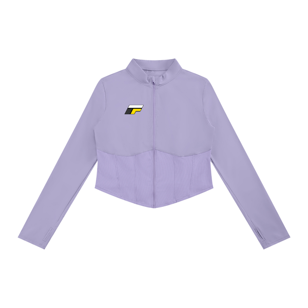 Women's Slim Fit Full-Zip Yoga Jacket