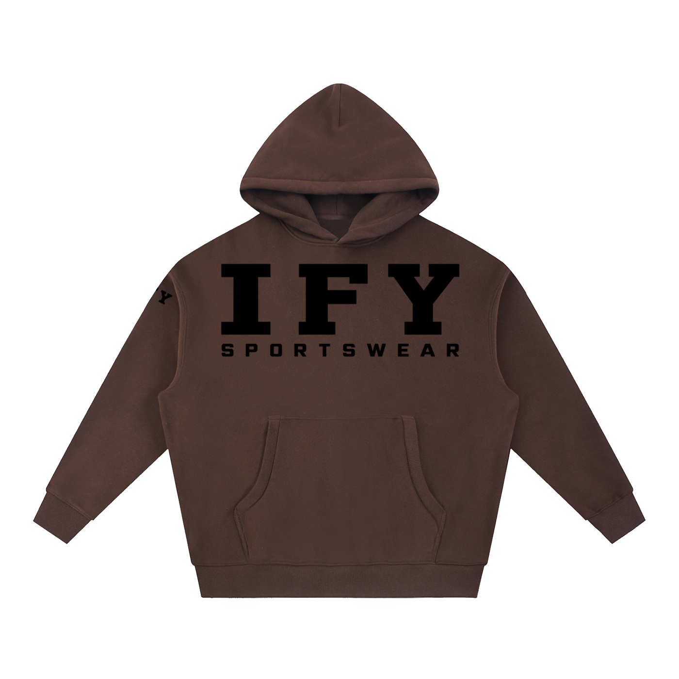 Essential Oversized Boxy Fit Fleece Hoodie