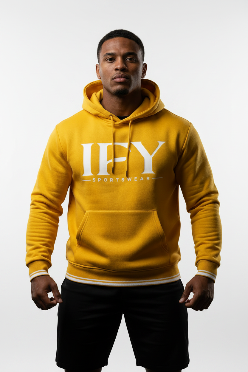 Unisex Oversized Color Block Fleece Hoodie