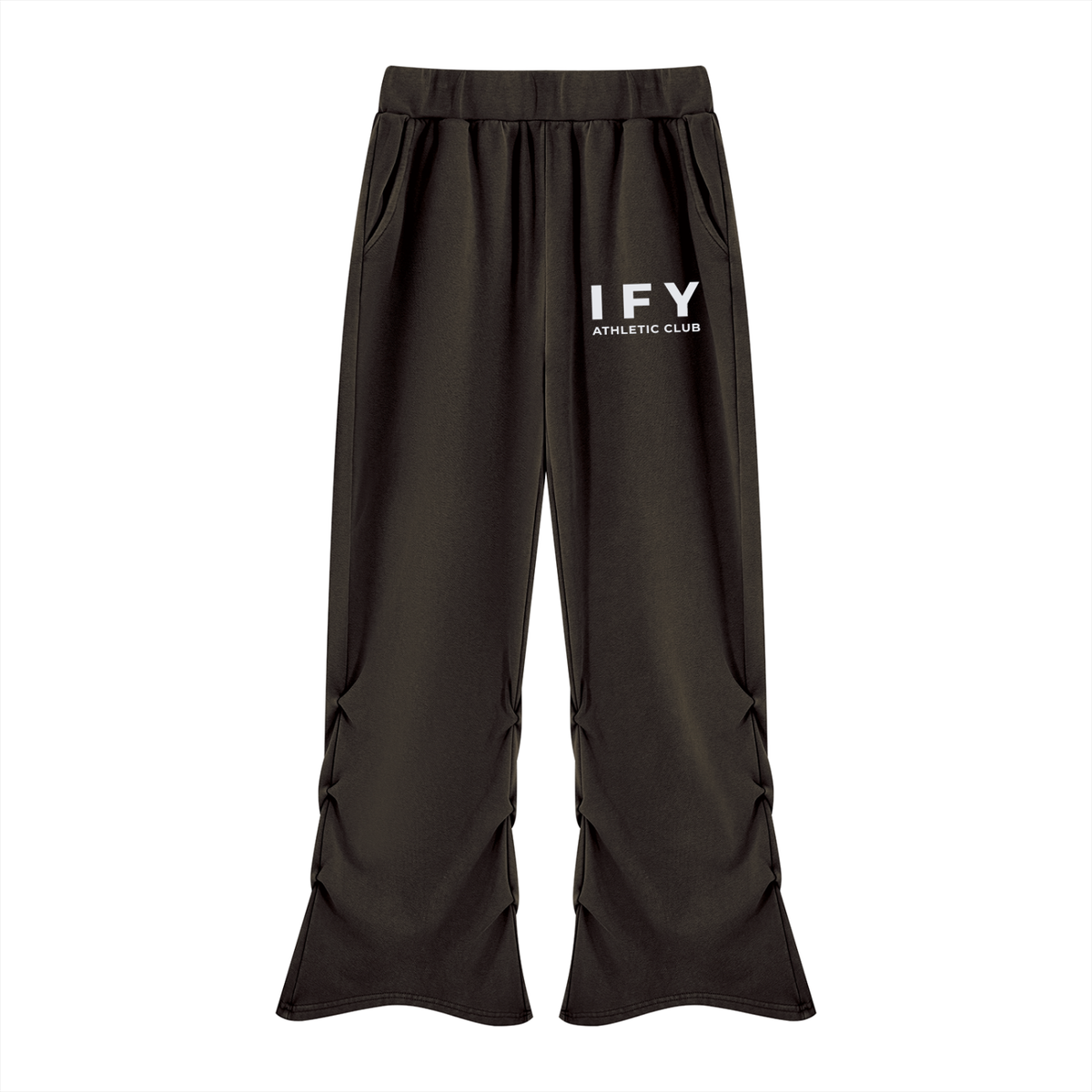 Vintage Wash Ruched Sweatpants