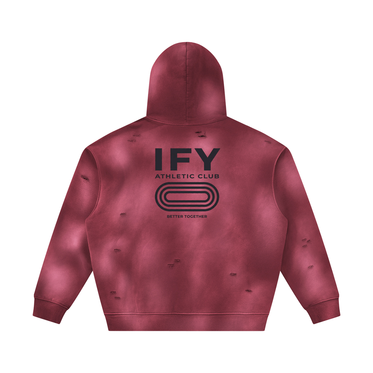 Frayed Fleece Hoodie