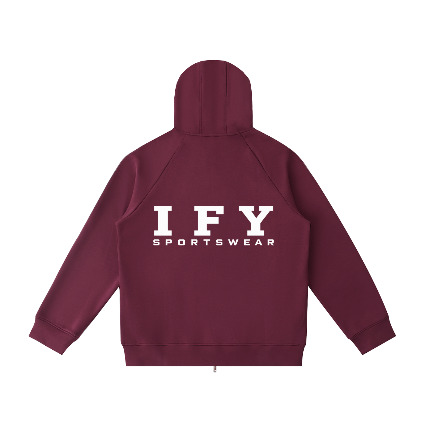 Heavyweight Raglan Sleeve Zip Hoodie