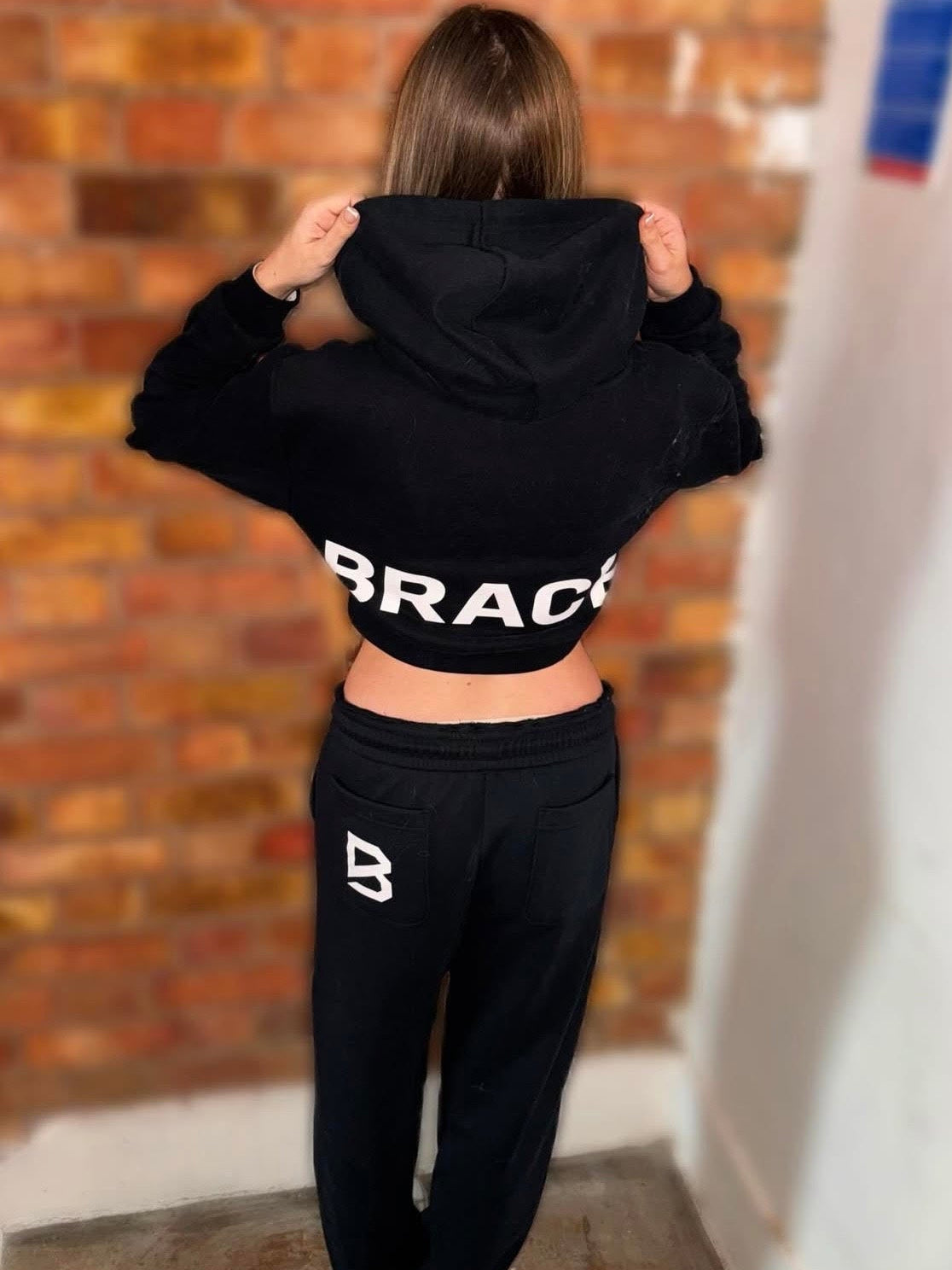 Cropped Hoodie - Essential Gym Hoodie | BRACE