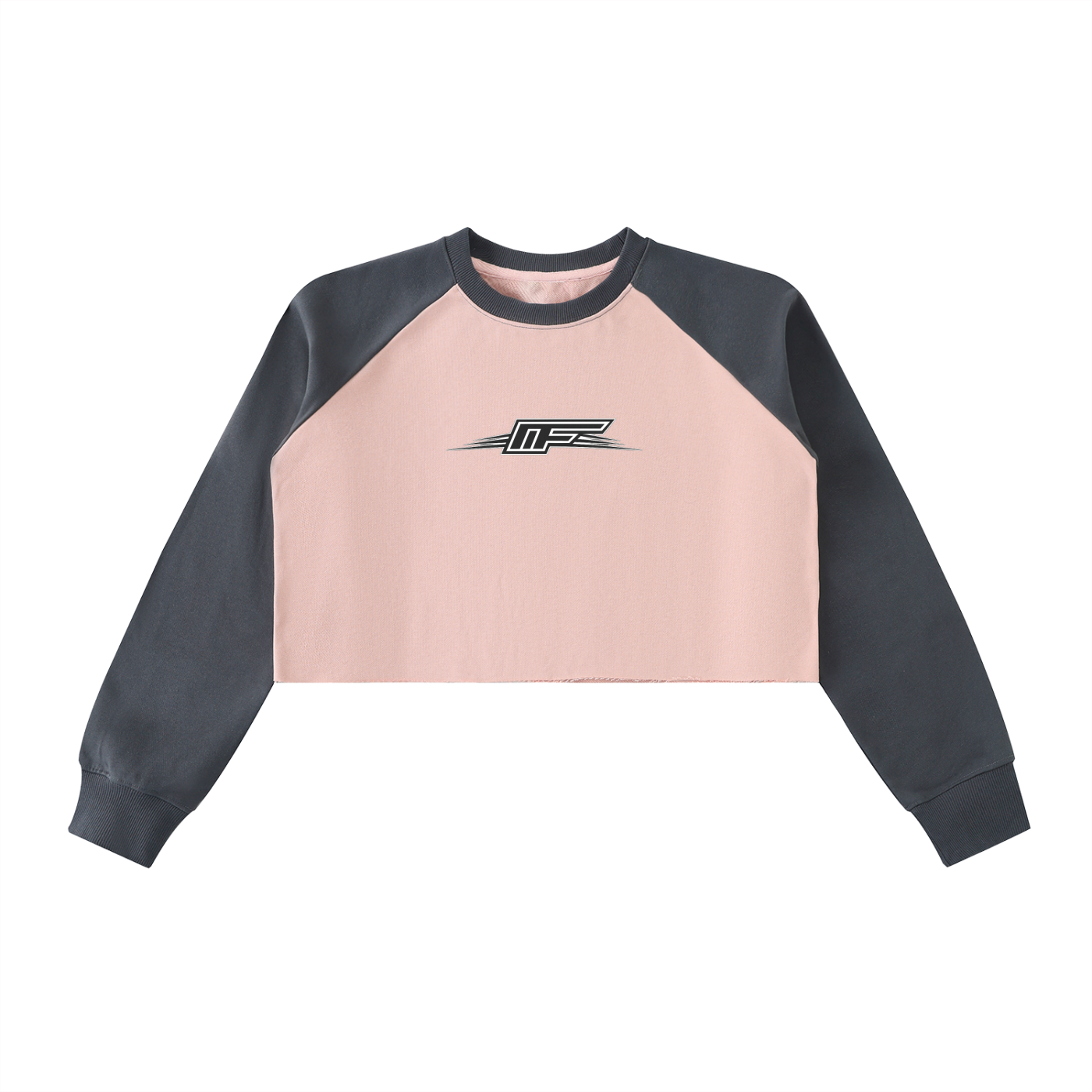 Elevate Your Style with Our Color-Block Crop Sweatshirt