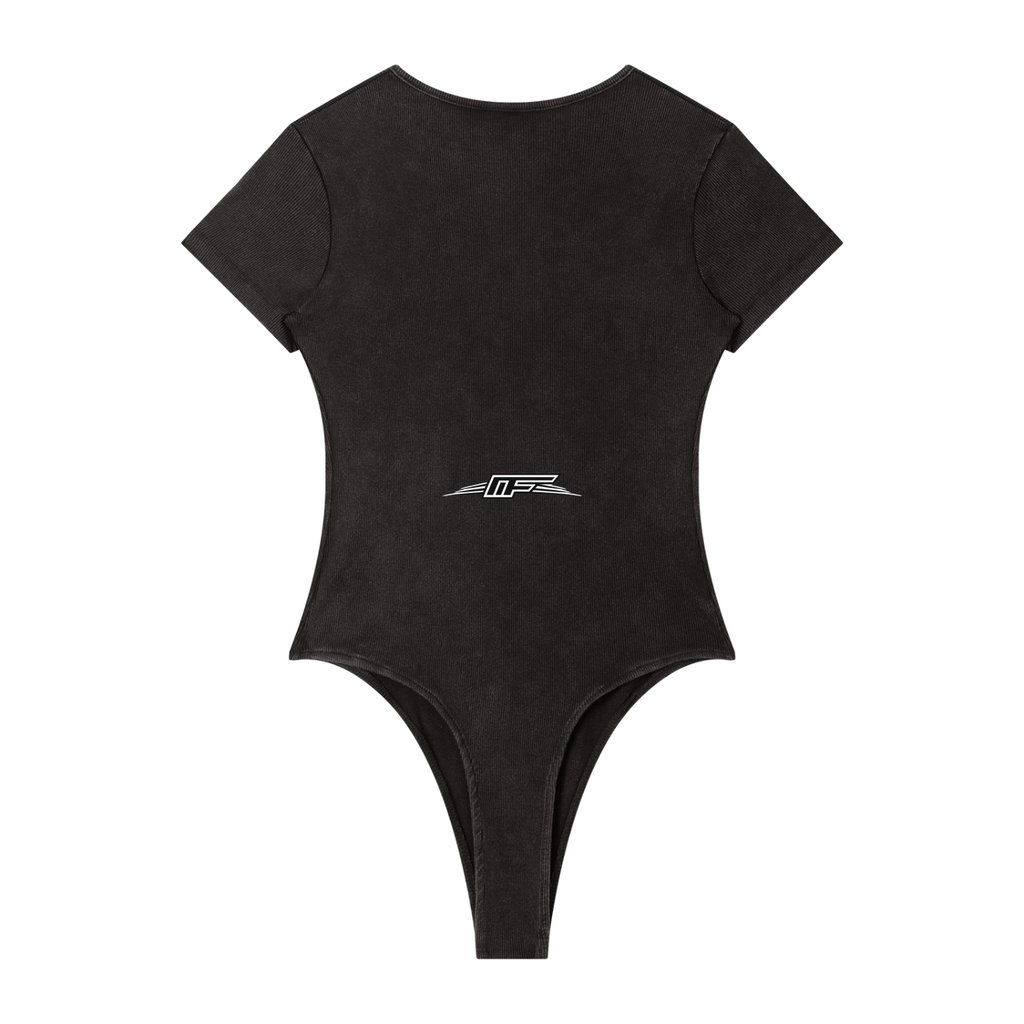 Elevate Your Style with Our Women's Mineral Wash Bodysuit
