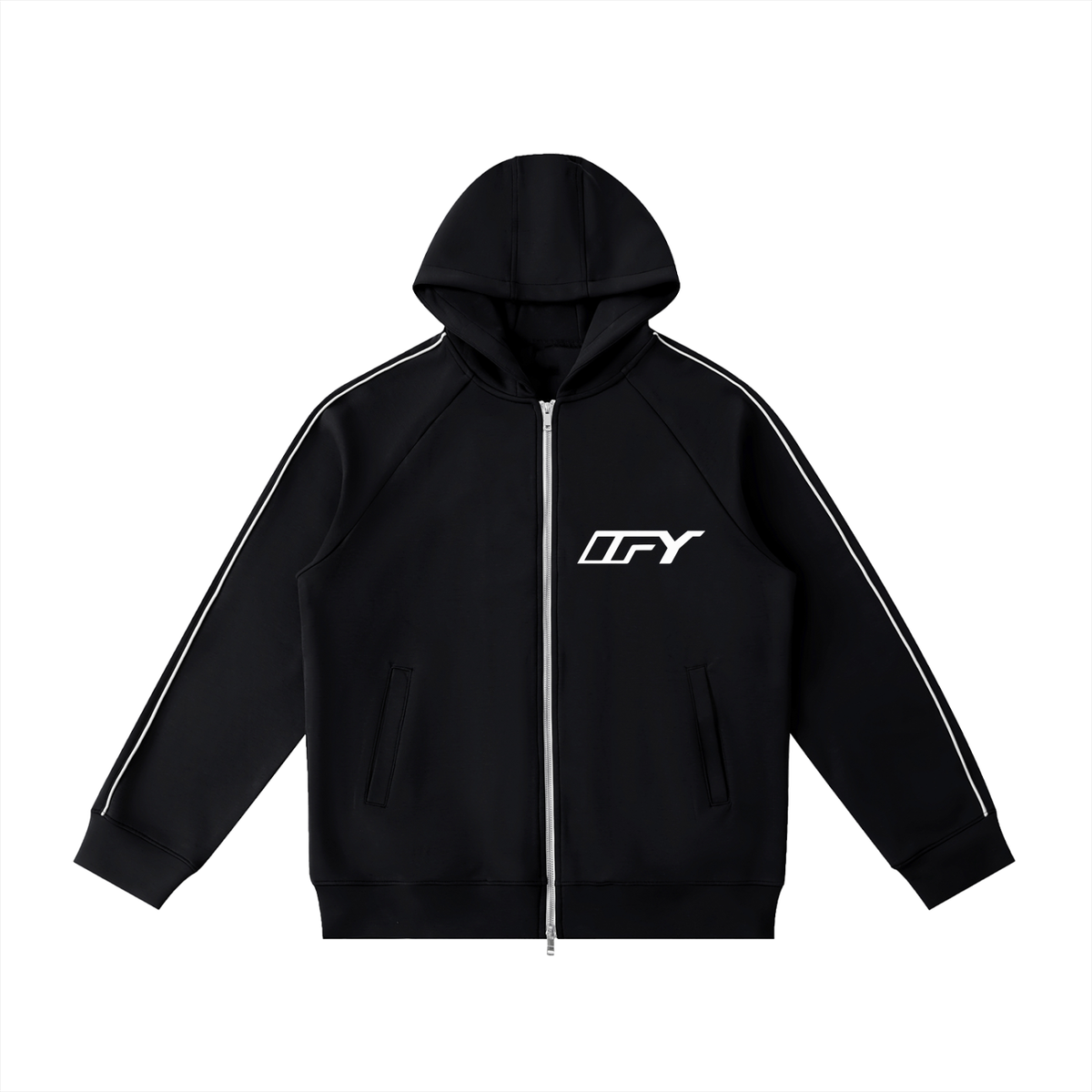 Heavyweight Raglan Sleeve Zip Hoodie
