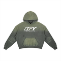 Frayed Sunfade Boxy Fleece Hoodie